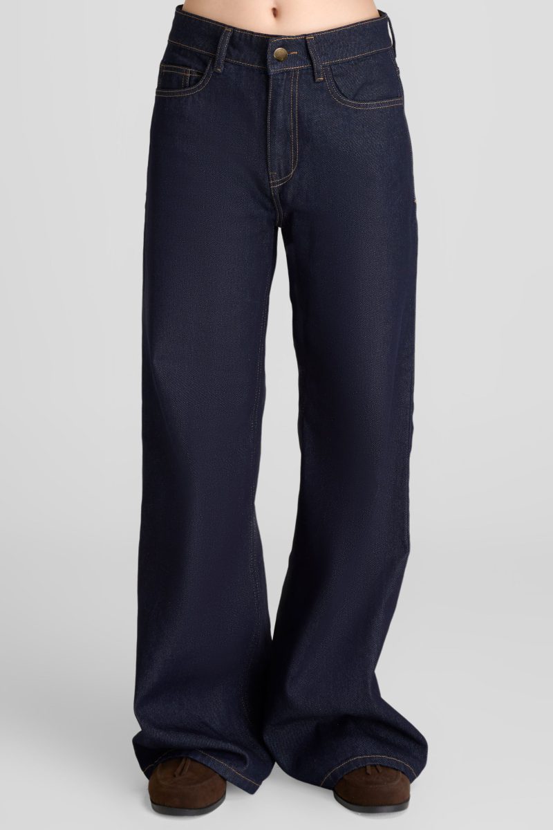 CALLI WIDE-LEG JEANS DARK BLUE